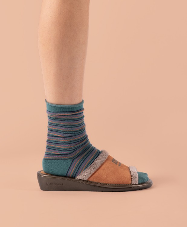 nordikas ZAPATILLAS DE CASA MUJER AFELPADO NARANJA