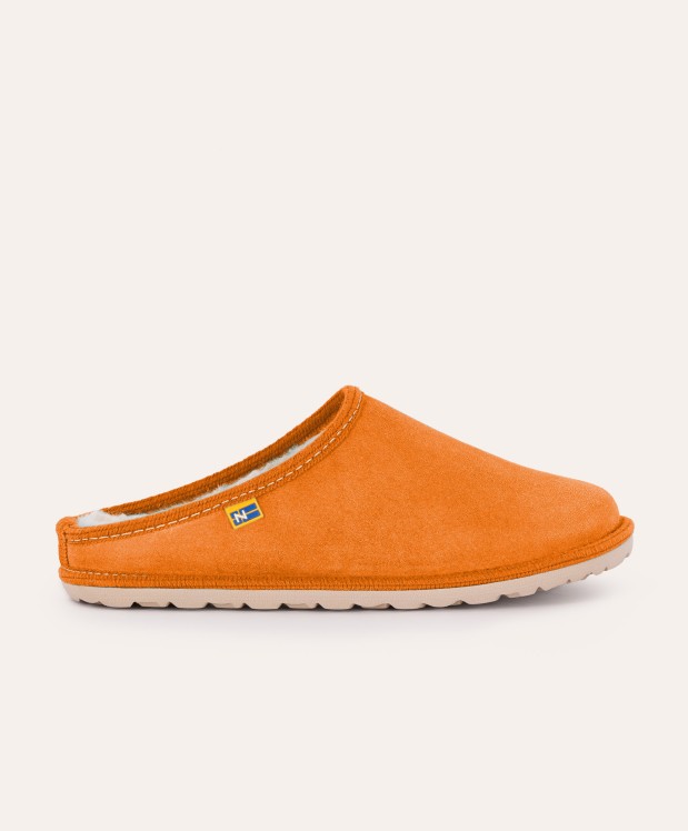 Nordikas ZAPATILLAS DE CASA MUJER AFELPADO NARANJA