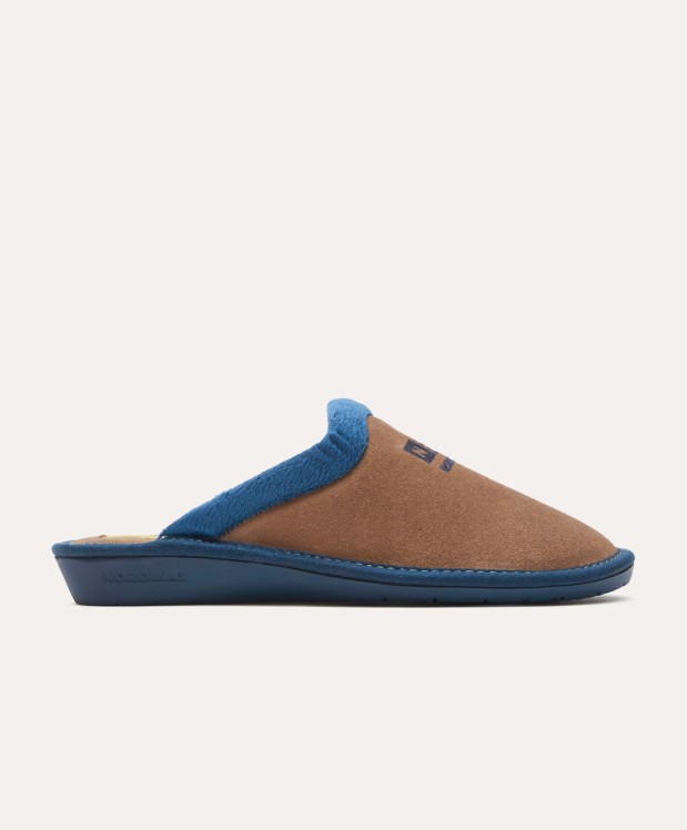 nordikas ZAPATILLAS DE CASA MUJER AFELPADO PIEDRA
