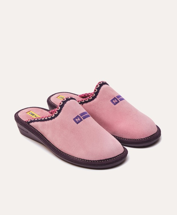 Nordikas ZAPATILLAS DE CASA MUJER AFELPADO ROSA