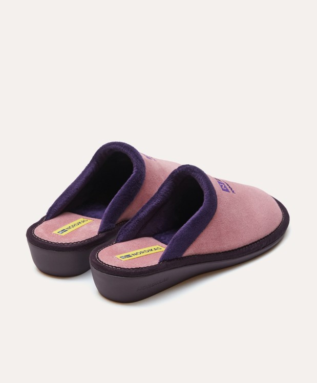 Nordikas ZAPATILLAS DE CASA MUJER AFELPADO ROSA