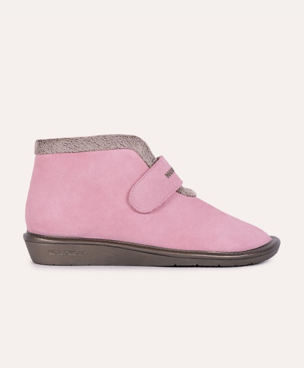 nordikas ZAPATILLAS DE CASA MUJER AFELPADO ROSA