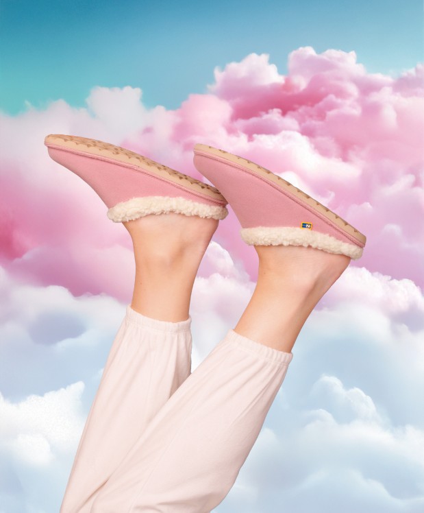 nordikas ZAPATILLAS DE CASA MUJER AFELPADO ROSA