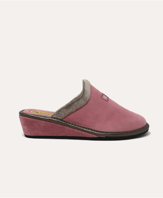 Nordikas ZAPATILLAS DE CASA MUJER AFELPADO ROSA