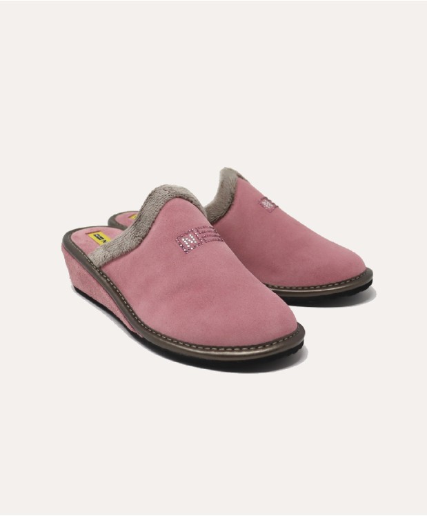 nordikas ZAPATILLAS DE CASA MUJER AFELPADO ROSA