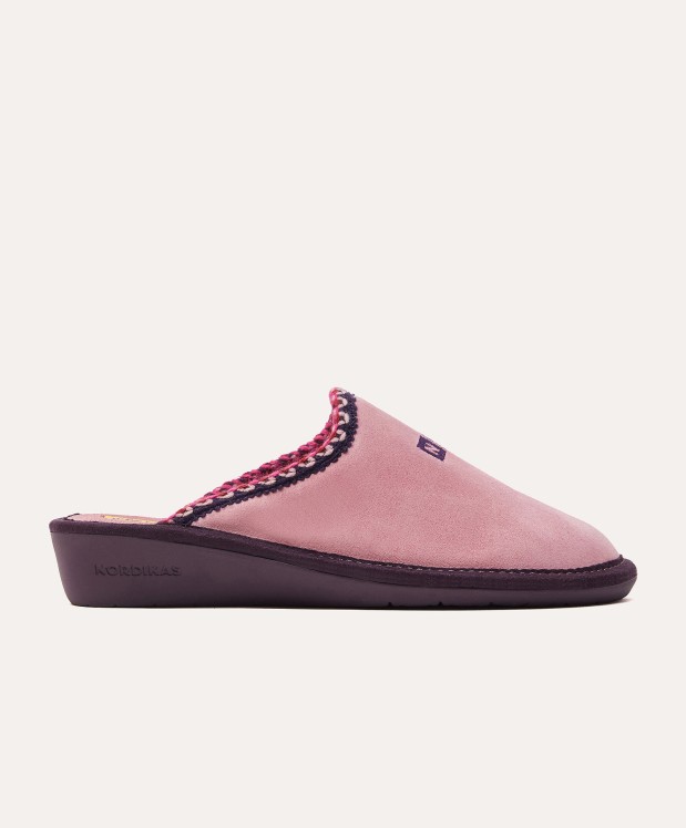 nordikas ZAPATILLAS DE CASA MUJER AFELPADO ROSA