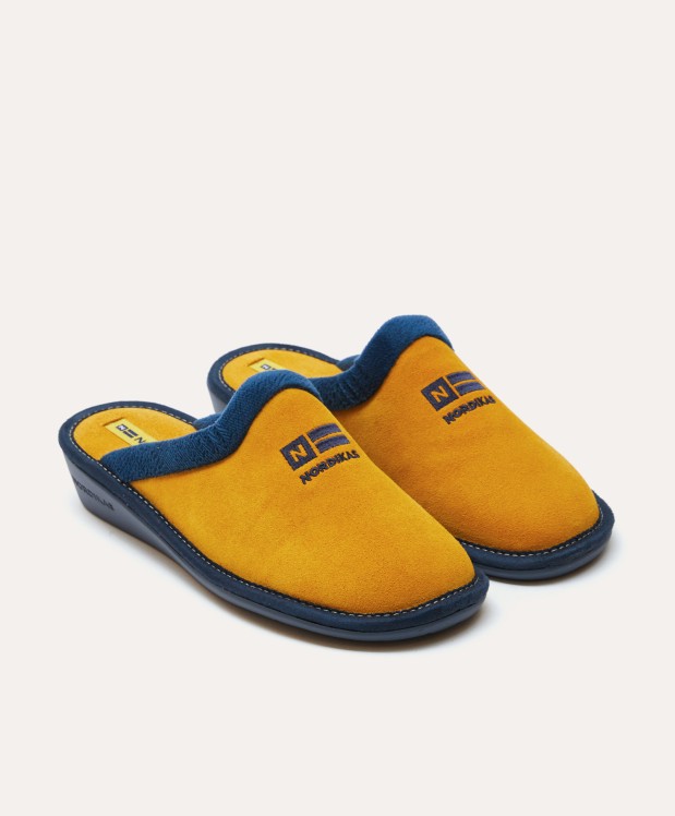 Nordikas ZAPATILLAS DE CASA MUJER AFELPADO YELLOW