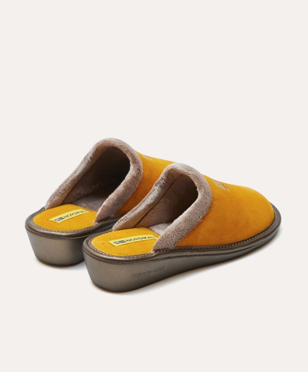 Nordikas ZAPATILLAS DE CASA MUJER AFELPADO YELLOW