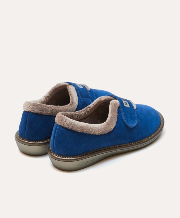 Nordikas ZAPATILLAS DE CASA MUJER AFELPADO ZAFIRO