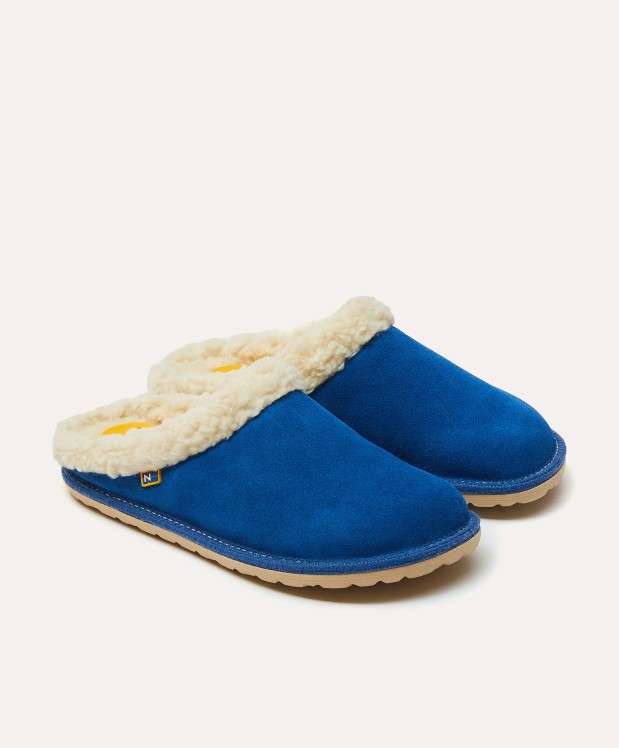 Nordikas ZAPATILLAS DE CASA MUJER AFELPADO ZAFIRO