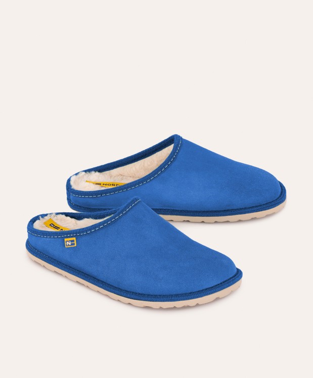 Nordikas ZAPATILLAS DE CASA MUJER AFELPADO ZAFIRO