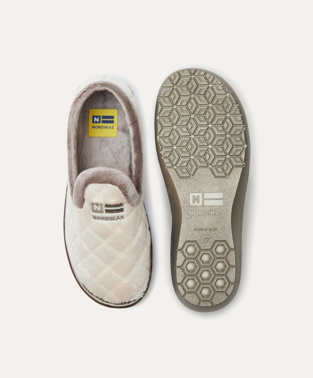 Nordikas ZAPATILLAS DE CASA MUJER ALPINO BEIGE