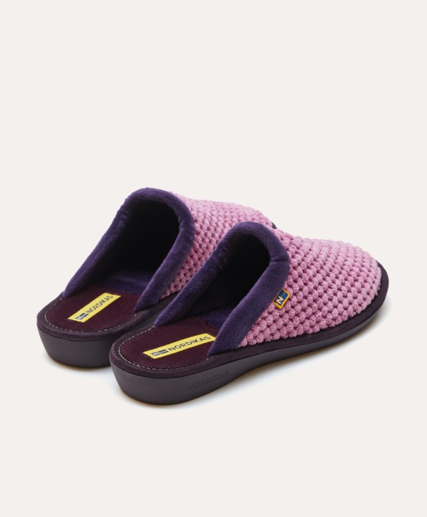 Nordikas ZAPATILLAS DE CASA MUJER ANDES MALVA