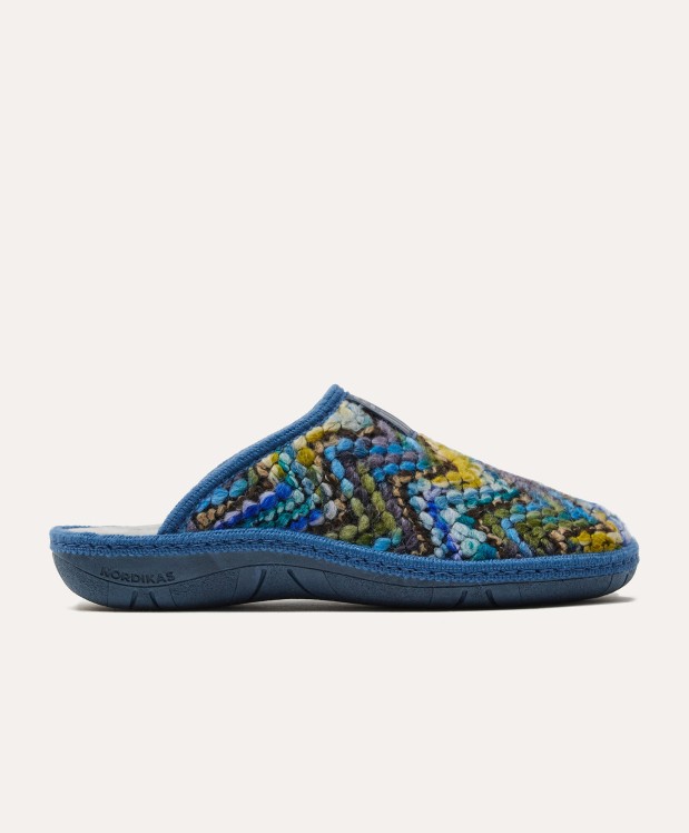 nordikas ZAPATILLAS DE CASA MUJER ANDINO AZUL