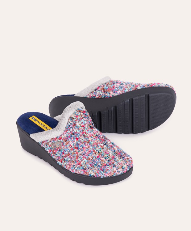 Nordikas ZAPATILLAS DE CASA MUJER AVIÑON ZAFIRO