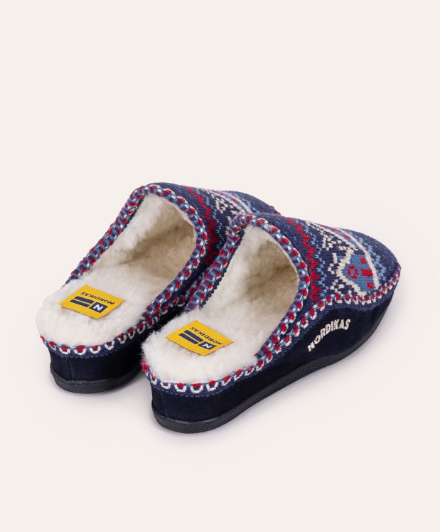 Nordikas ZAPATILLAS DE CASA MUJER CABAÑA MARINO