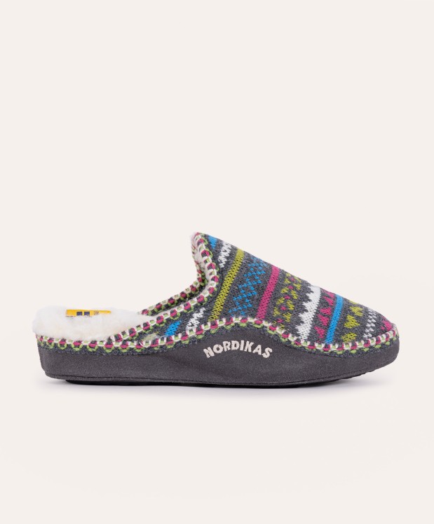 Nordikas ZAPATILLAS DE CASA MUJER CANDANCHU GRIS