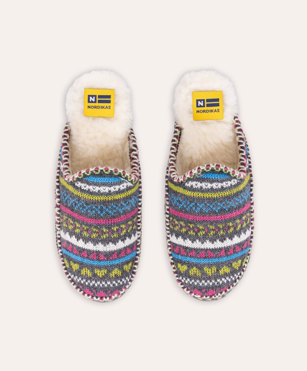 Nordikas ZAPATILLAS DE CASA MUJER CANDANCHU GRIS