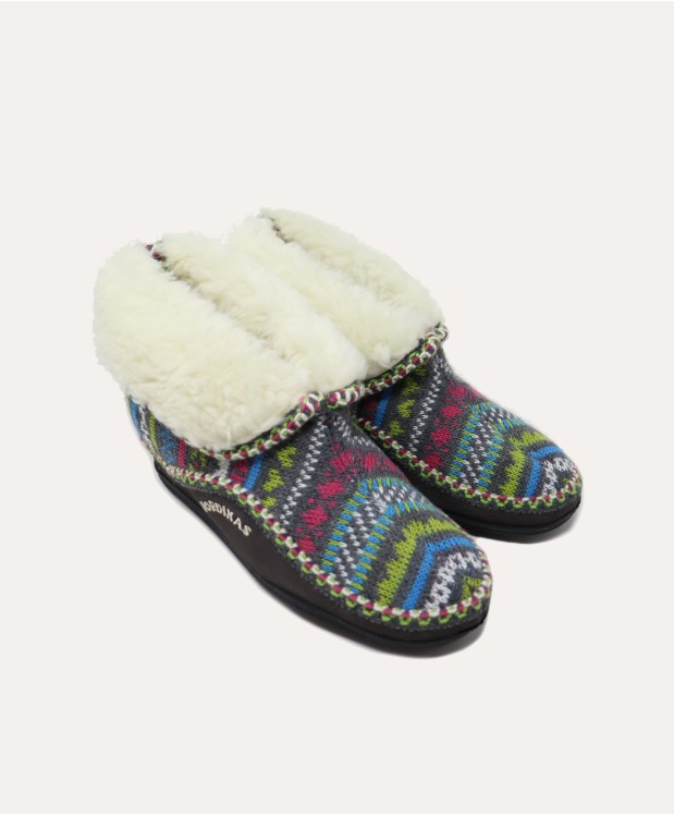 nordikas ZAPATILLAS DE CASA MUJER CANDANCHU GRIS