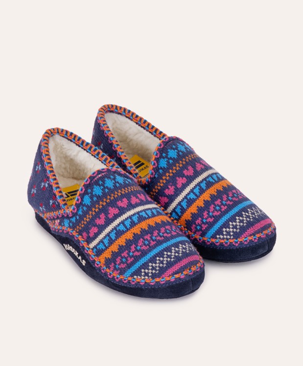 nordikas ZAPATILLAS DE CASA MUJER CANDANCHU MARINO