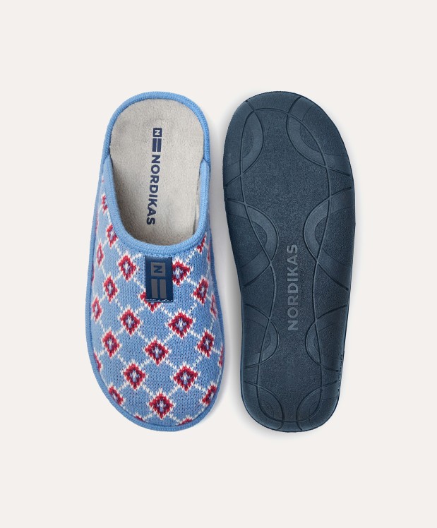 Nordikas ZAPATILLAS DE CASA MUJER CERLER CELESTE