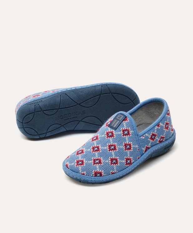 Nordikas ZAPATILLAS DE CASA MUJER CERLER CELESTE