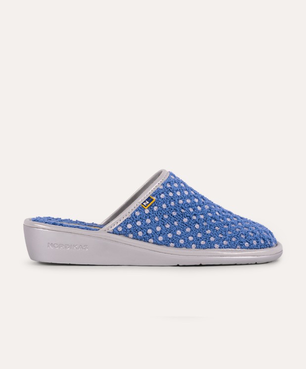 Nordikas ZAPATILLAS DE CASA MUJER CIRCLES JEANS
