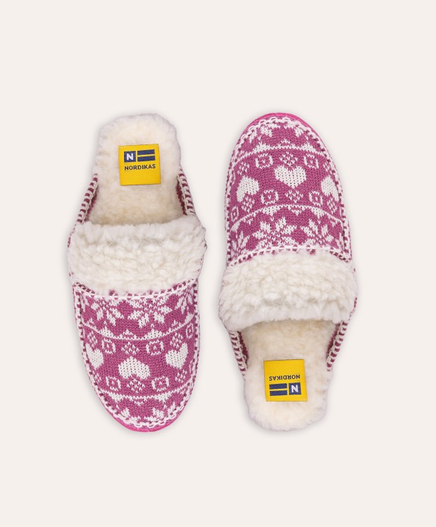 Nordikas ZAPATILLAS DE CASA MUJER COPITOS FRESA