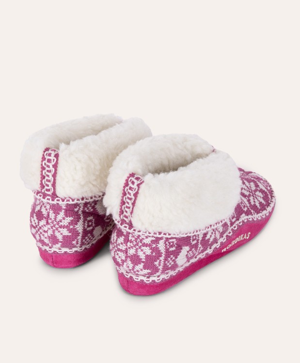 Nordikas ZAPATILLAS DE CASA MUJER COPITOS FRESA
