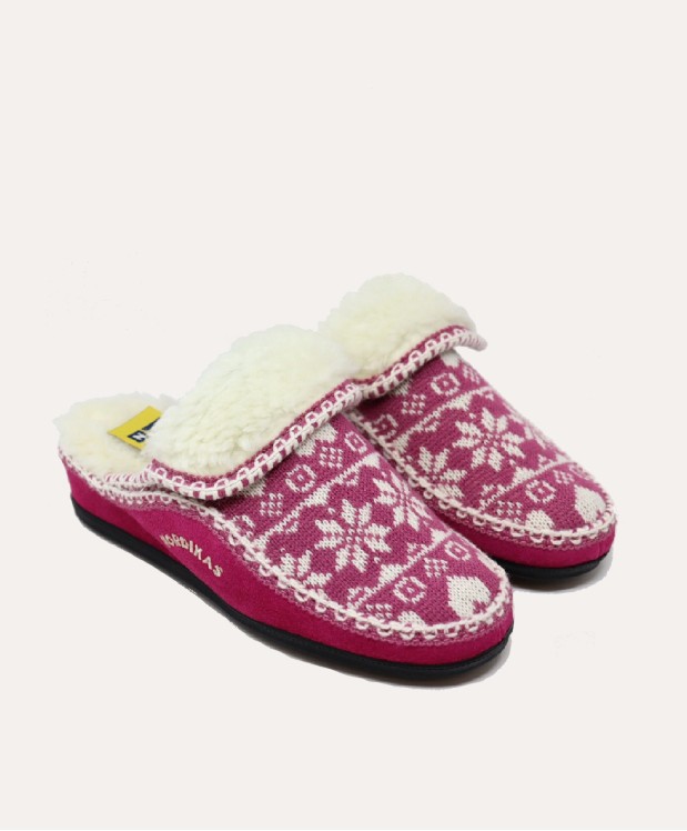 Nordikas ZAPATILLAS DE CASA MUJER COPITOS FRESA
