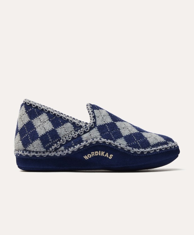 nordikas ZAPATILLAS DE CASA MUJER DAMA AZUL