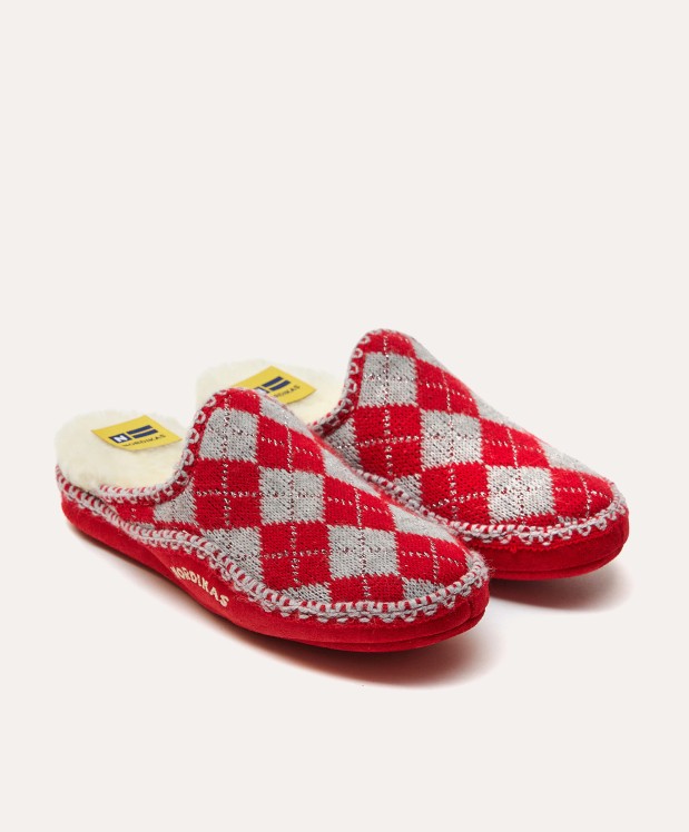 Nordikas ZAPATILLAS DE CASA MUJER DAMA ROJO