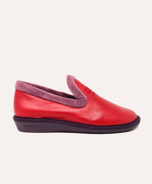 Nordikas ZAPATILLAS DE CASA MUJER DUBLIN ROJO