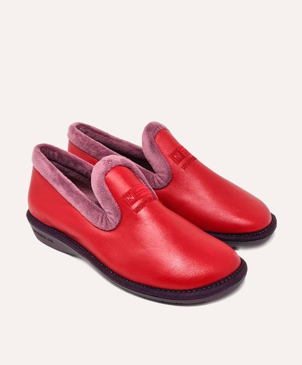 nordikas ZAPATILLAS DE CASA MUJER DUBLIN ROJO