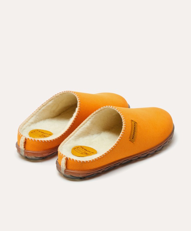 Nordikas ZAPATILLAS DE CASA MUJER ECO SUEDE ORANGE