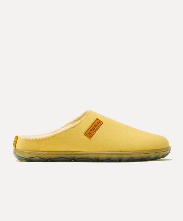 Nordikas ZAPATILLAS DE CASA MUJER ECO SUEDE YELLOW