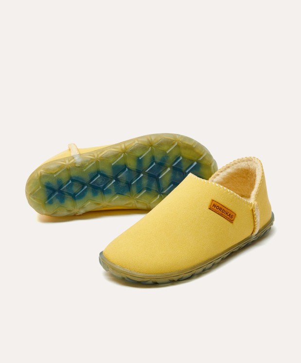 Nordikas ZAPATILLAS DE CASA MUJER ECO SUEDE YELLOW