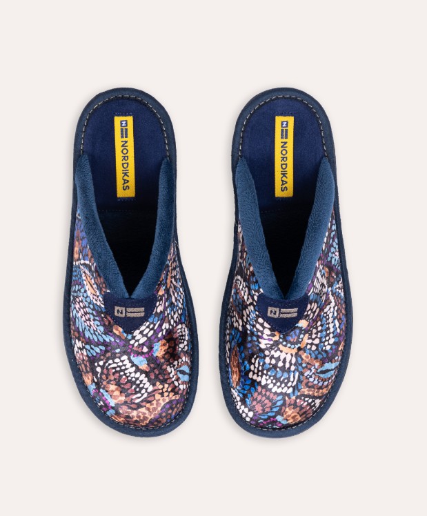 Nordikas ZAPATILLAS DE CASA MUJER EDEN AZUL
