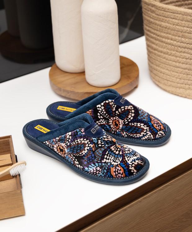 Nordikas ZAPATILLAS DE CASA MUJER EDEN AZUL