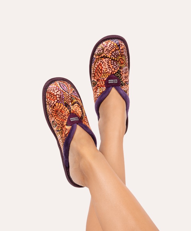 Nordikas ZAPATILLAS DE CASA MUJER EDEN MORADO