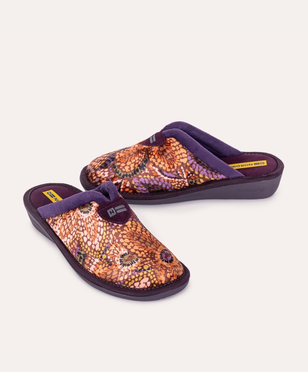Nordikas ZAPATILLAS DE CASA MUJER EDEN MORADO