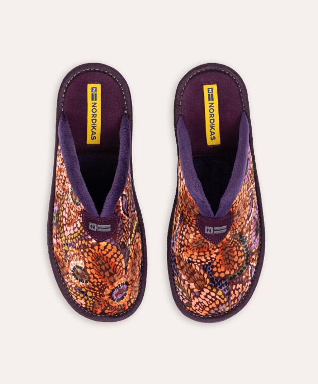 Nordikas ZAPATILLAS DE CASA MUJER EDEN MORADO