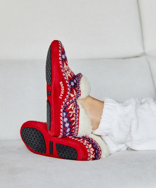 Nordikas ZAPATILLAS DE CASA MUJER FORMIGAL CEREZA