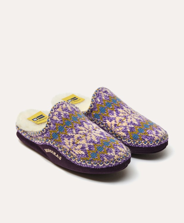 Nordikas ZAPATILLAS DE CASA MUJER FORMIGAL PURPURA