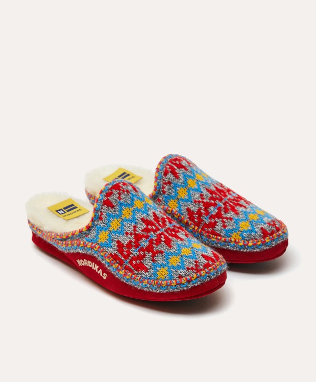 Nordikas ZAPATILLAS DE CASA MUJER FORMIGAL ROJO