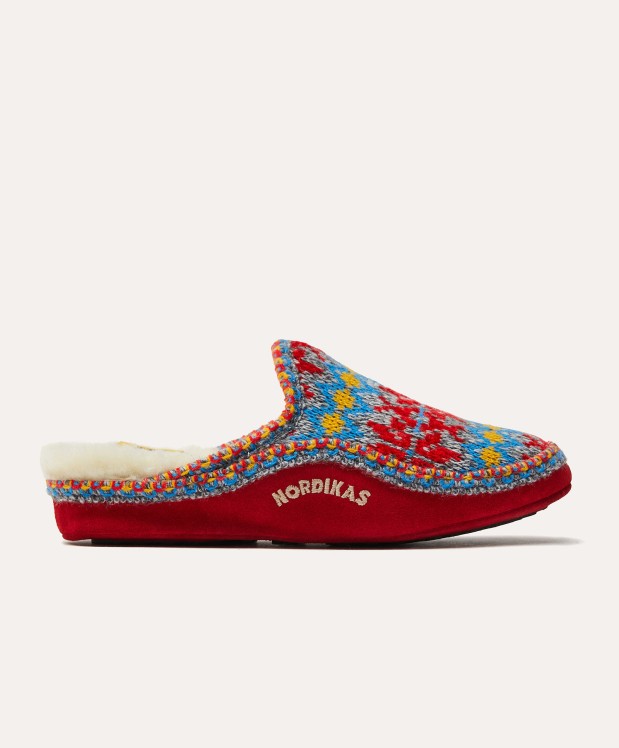 nordikas ZAPATILLAS DE CASA MUJER FORMIGAL ROJO