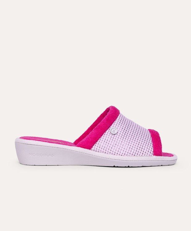 Nordikas ZAPATILLAS DE CASA MUJER GLAMOUR ROSA