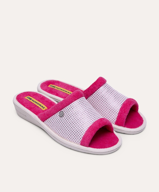 nordikas ZAPATILLAS DE CASA MUJER GLAMOUR ROSA