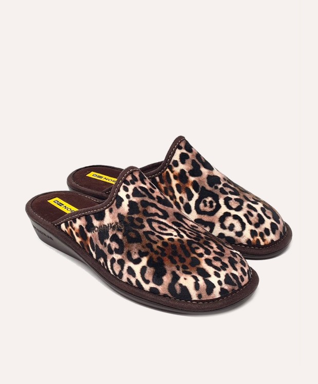 Nordikas ZAPATILLAS DE CASA MUJER GUEPARDO