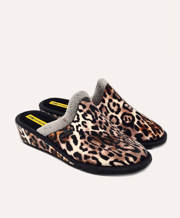 nordikas ZAPATILLAS DE CASA MUJER GUEPARDO